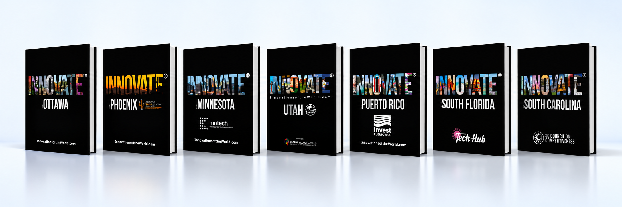 INNOVATE books: Ottawa, Phoenix, Minnesota, Utah, Puerto Rico, South Florida and South Carolina