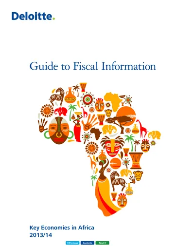 Cover of Deloitte Guide to Fiscal Information